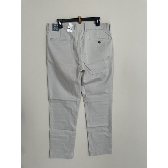 J.Crew Factory Straight-fit flex chino pant NWT Size 33/32 - Picture 3 of 7